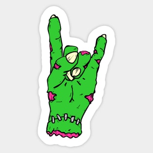 Zombie Metal Sticker